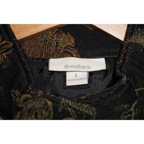 Dressbarn Embroidered Tapestry Patchwork Boho Artsy Statement Layer – Size L - Picture 3 of 8